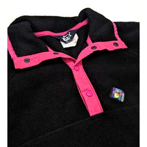 Woolrich Sigmet Gear Size Small Fleece Pullover Jacket Vintage 90s Made In USA - Picture 2 of 7